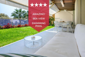 2-Br Luxury Apartment with Sea View and Pool